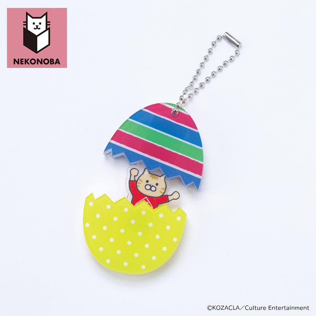 NEKONOBA グッズ 通販 ネコノバ キーホルダー アクリルキーホルダー ボールチェーン キーチャーム アクキー バッグチャーム キャラクター 可愛い かわいい おしゃれ オシャレ 猫 ねこ ネコ 猫グッズ チャーム 推し活 推しグッズ 小物 福ネコ ・