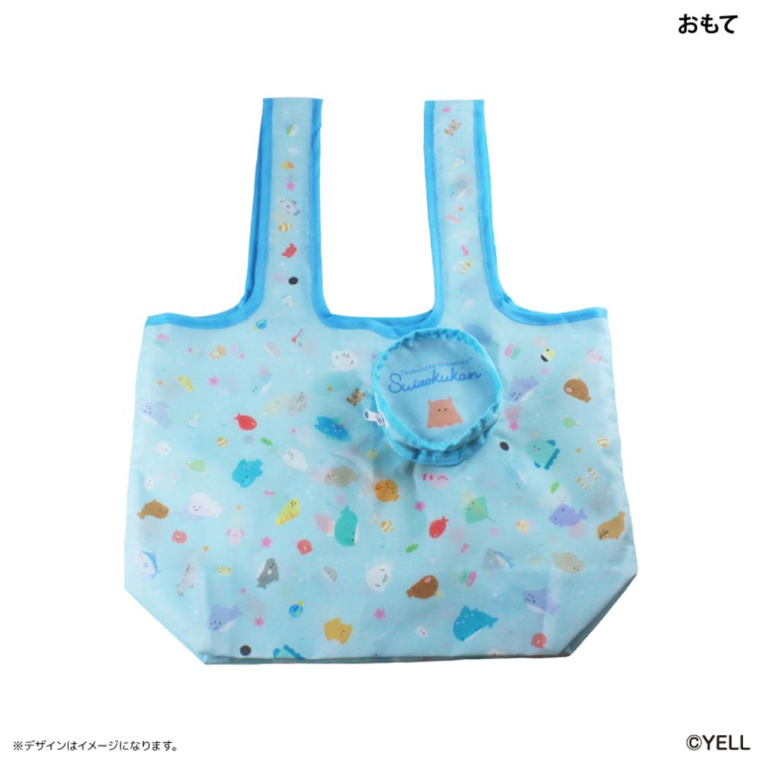 つぶらな瞳 グッズ 通販 つぶらな瞳の仲間達 エコバッグ エコバック マイバッグ ショッピングバッグ 買い物バッグ 折りたたみバッグ お買い物袋 サブバッグ 折りたたみ コンパクト 軽量 キャラクター 小さめ おしゃれ かわいい 男女兼用バッグ つぶらな瞳の水族館 ・