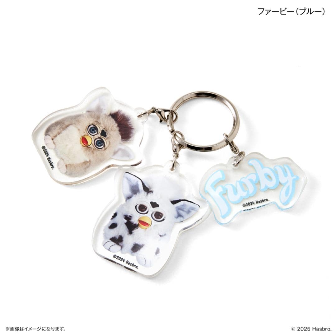 ファービー グッズ 通販 furby キーホルダー アクリルキーホルダー キーリング キーチャーム アクキー バッグチャーム キャラクター チャーム 可愛い かわいい おしゃれ オシャレ 推し活 推しグッズ 小物 ブルー ・