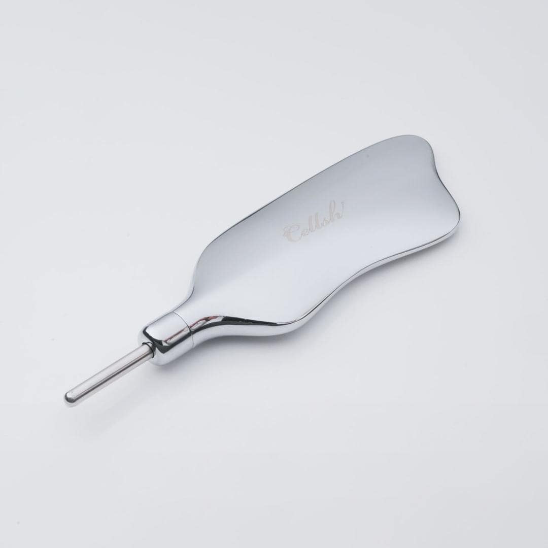 Cellsh かっさスティック 通販 かっさ カッサ スティック フェイスポインター 顔 ポスポス かっさプレート かっさ棒 ポスポス棒 ポスポス美顔器 セルシュ スパチュラ ツボ押し 小顔 フェイスケア 美顔器 美容 ギフト シルバー ・