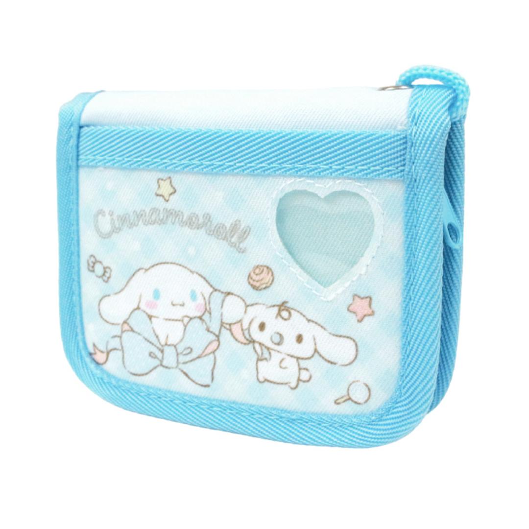 キャラクター 財布 子供 通販 二つ折り財布 お財布 キッズ 子供用財布 子ども用財布 パスケース 2つ折り財布 小銭入れ コインケース かわいい 可愛い ラウンドファスナー 窓付きウォレット 女の子 男の子 小学校 小学生 通学 遠足 キッズファッション シナモロール ・