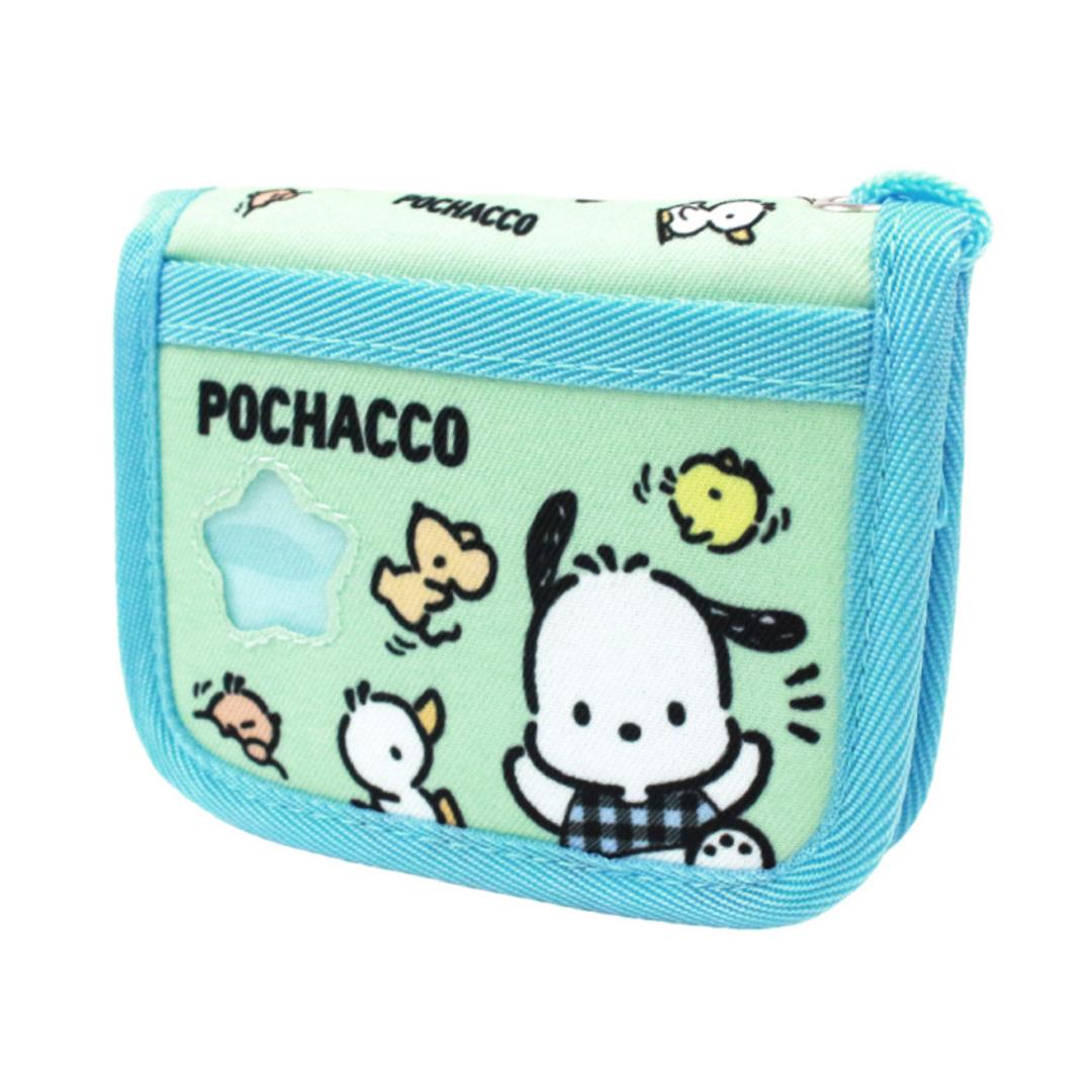 キャラクター 財布 子供 通販 二つ折り財布 お財布 キッズ 子供用財布 子ども用財布 パスケース 2つ折り財布 小銭入れ コインケース かわいい 可愛い ラウンドファスナー 窓付きウォレット 女の子 男の子 小学校 小学生 通学 遠足 キッズファッション ポチャッコ ・