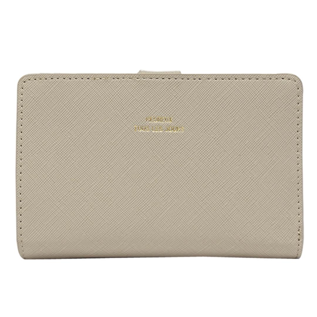 財布 レディース 二つ折り 通販 二つ折り財布 2つ折り財布 お財布 折り財布 折りたたみ財布 さいふ サイフ 使いやすい かわいい 女性 女子 女の子 おしゃれ 可愛い シンプル 大容量 CMK-1059 L字ファスナー 小銭入れあり レディース財布 グレーベージュ ・