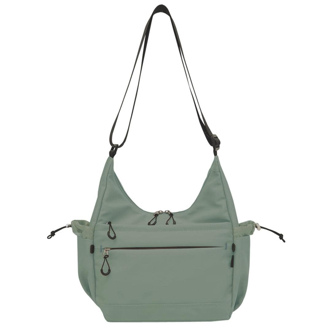 LRM バッグ CMK-1120 通販 ショルダーバッグ ショルダーバック 斜めがけバッグ マザーズバッグ ママバッグ ショルダー レディース メンズ 斜めがけ 肩掛け 大人 軽量 大きめ シンプル 無地 大容量 通勤 旅行 キャリーオン レディースバッグ ミントグリーン ・