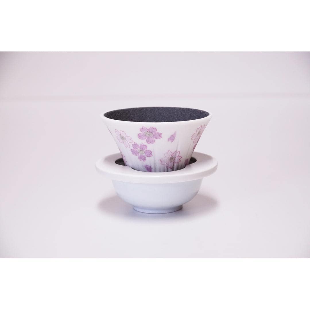 COFIL コフィル セラミック コーヒードリッパー 通販 フィルター 受け皿 セラミックフィルター 受皿 コーヒーフィルター コーヒー ドリッパー 調理器具 円錐 ドリップ 器具 ろ過 エコ フィルター不要 お茶 贈り物 ギフト 春/桜 ・