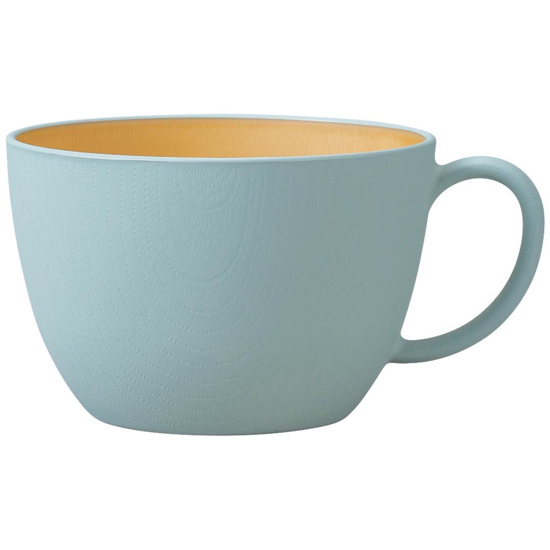 食器 おしゃれ マグカップ 通販 日本製 正和 木目カップ カフェオレボウル コップ カップ 食洗機対応 電子レンジ対応 450ml シンプル 木目調 かわいい オシャレ 可愛い ナチュラル 珈琲 紅茶 コーヒー用品 お茶用品 洋食器 キッチン用品 ブルー ・