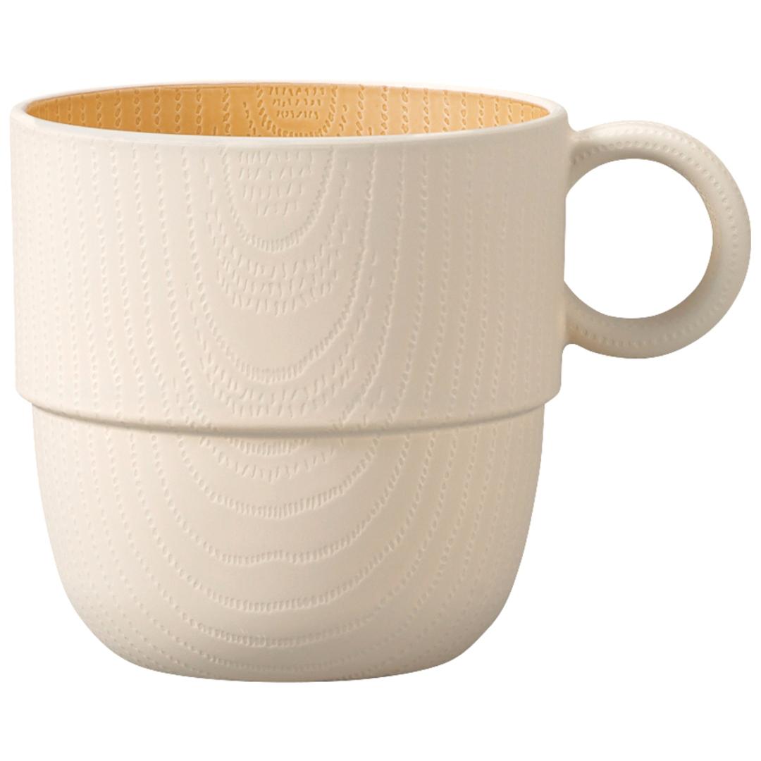 食器 おしゃれ マグカップ 通販 日本製 正和 木目スタッキングカップS スタッキング コップ カップ 食洗機対応 電子レンジ対応 240ml シンプル 木目調 かわいい オシャレ 可愛い ナチュラル 珈琲 紅茶 コーヒー用品 お茶用品 洋食器 キッチン用品 アイボリー ・