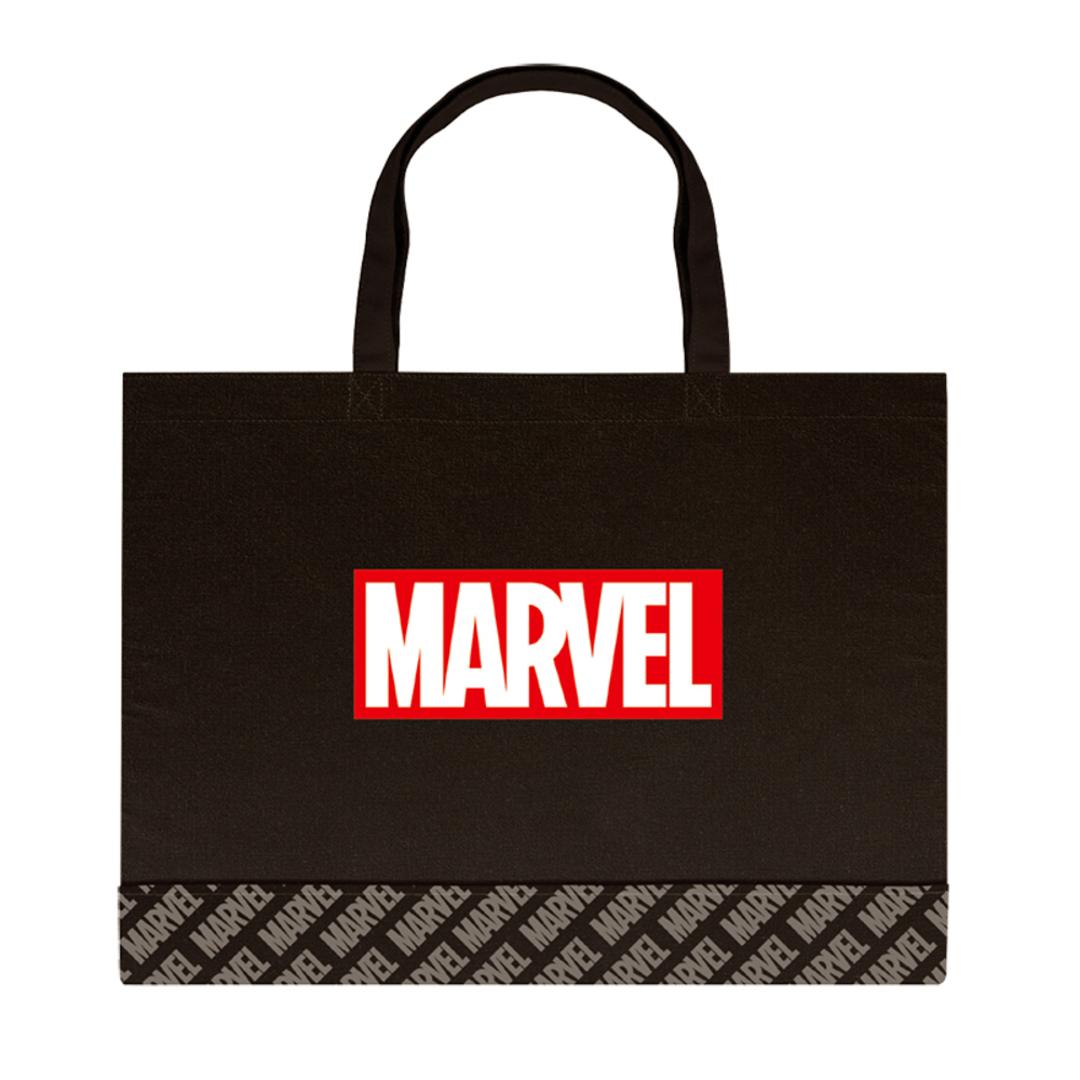 レッスンバッグ おしゃれ 通販 手提げバッグ 小学校 幼稚園 保育園 手提げ袋 布 トートバッグ a4 ディズニー マーベル SNOOPY スヌーピー 女の子 男の子 キッズ ジュニア 通園 通学 習い事 塾 綿 コットン 横 ヨコ B4 キャラクター かわいい 中学 高校 カレッジトート 52827.マーベル ・