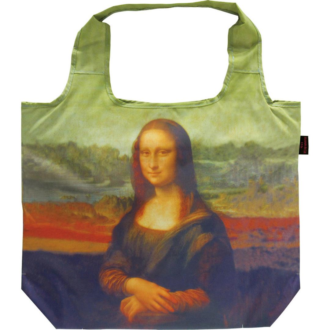 エコバッグ 保冷バッグ 通販 名画エコバッグ クーラーバッグ ショッピングバッグ 買い物バッグ トートバッグ エコバック 簡易保冷 ファスナー付き 折りたたみ コンパクト トートバック レディース おしゃれ かわいい 可愛い バッグ オシャレ バック グッズ レオナルドダヴィンチ/モナリザ ・