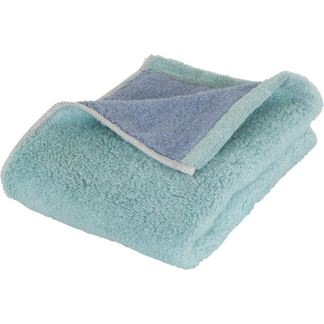 今治タオル フェイスタオル ふわふわ 通販 日本製 国産タオル フェイス タオル 今治 コットンタオル 綿100% コットン 吸水 速乾 乾きやすい 厚手 おしゃれ かわいい オシャレ 可愛い リバーシブル COREV-F 新生活 挨拶 洗面用品 日用品雑貨 ミント/ブルー ・