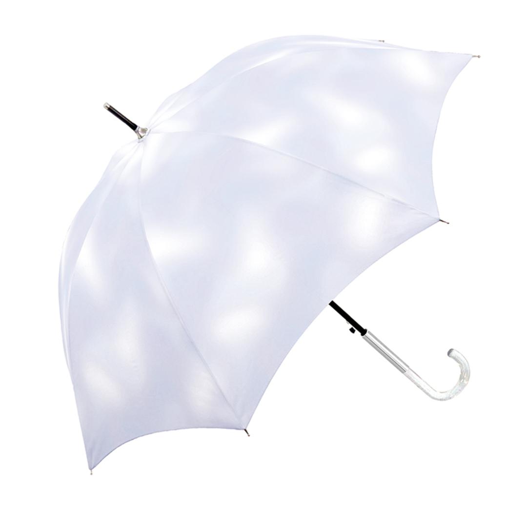 晴雨兼用傘 長傘 58cm 通販 レインボー グラデーション 雨傘 日傘 傘 カサ かさ 晴雨兼用 紫外線カット uvカット ミルキートーン アンブレラ 大きめ 遮光 大人 子供 レディース ジュニア 雨具 女の子 女性 おしゃれ オーロラカラーGY ・