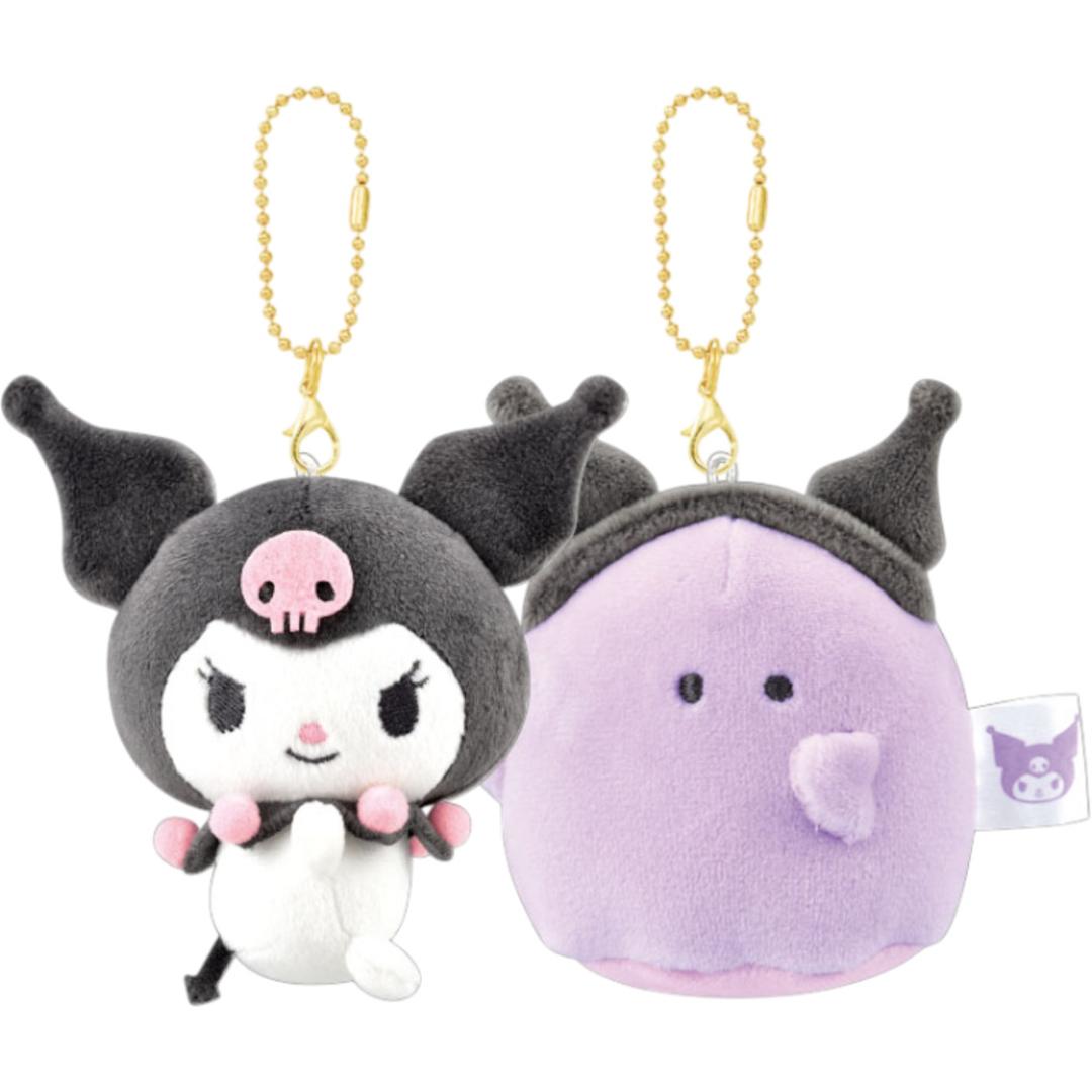 ニコぬいキーホルダー キャラクター 通販 かわいい 可愛い マスコット おしゃれ グッズ 通学 ギフト 贈り物 雑貨 ストラップ 子供 こども 子ども 小学生 ぬいぐるみ 中学生 キッズ 小物 オシャレ インテリア雑貨 レディース 女性 クロミxオバケーヌ ・