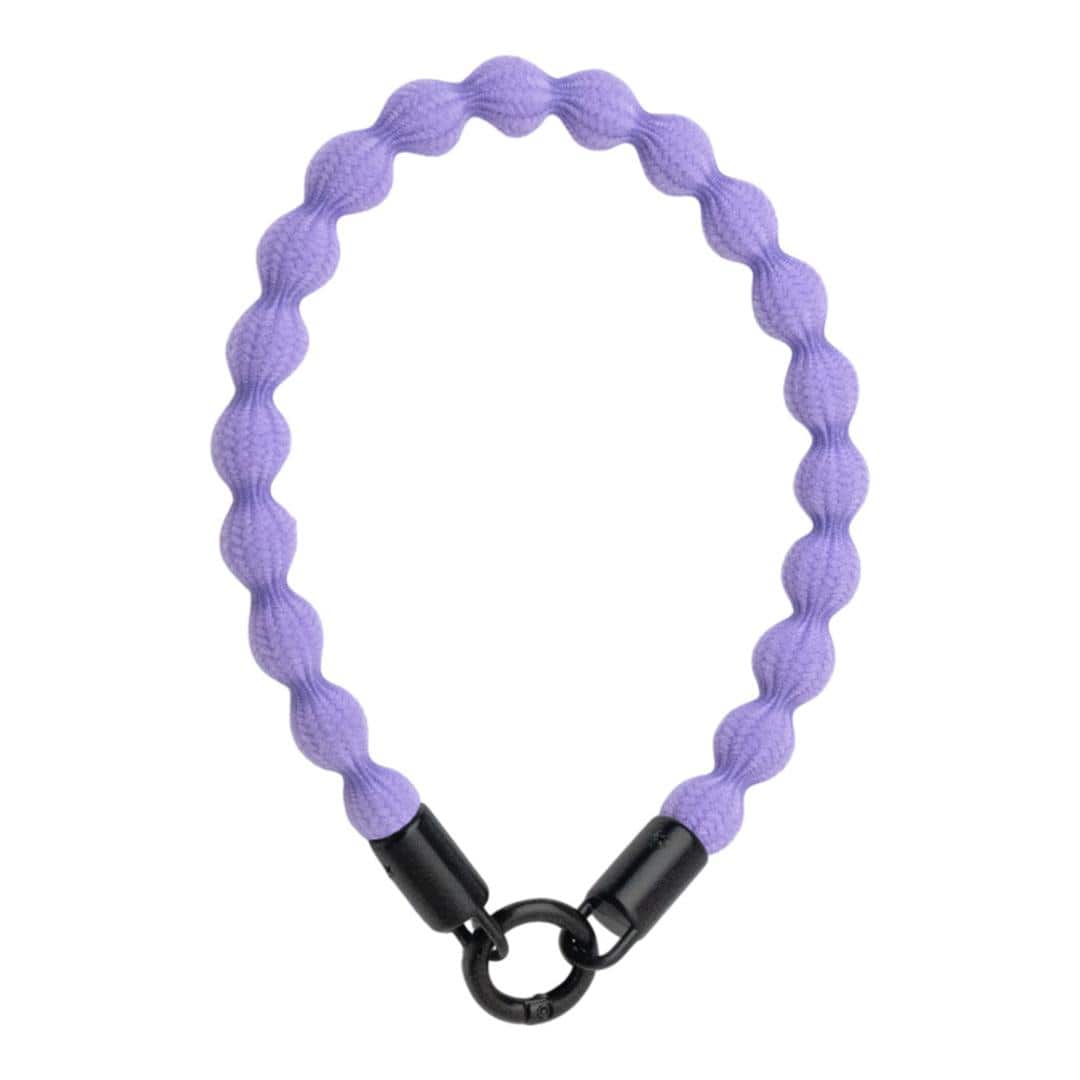 ハンドストラップ スマホ 手首 通販 スマホストラップ スマートフォンストラップ 伸びる 携帯ストラップ 携帯電話ストラップ 落下防止 伸縮 挟むだけ カラビナ おしゃれ オシャレ かわいい 可愛い スマホアクセサリー 携帯アクセサリー 携帯電話アクセサリー ラベンダー ・