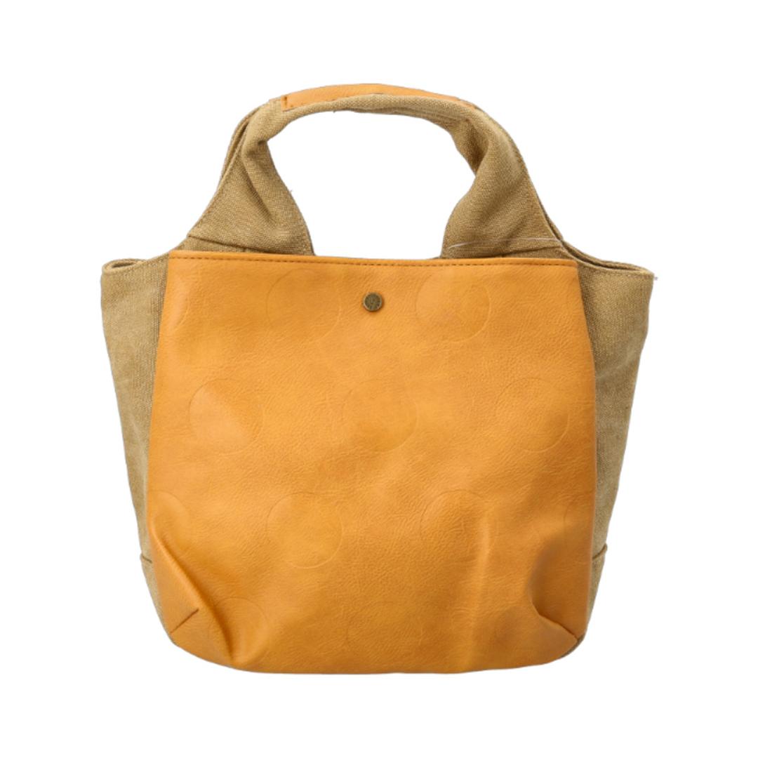 Lafiel バッグ ラフィール 003190300 通販 トートバッグ トートバック レディース 小さめ ハンドバッグ 手提げバッグ 大人 かわいい おしゃれ 可愛い オシャレ 帆布 合皮 キャンバス フェイクレザー カジュアル レディースバッグ イエロー ・