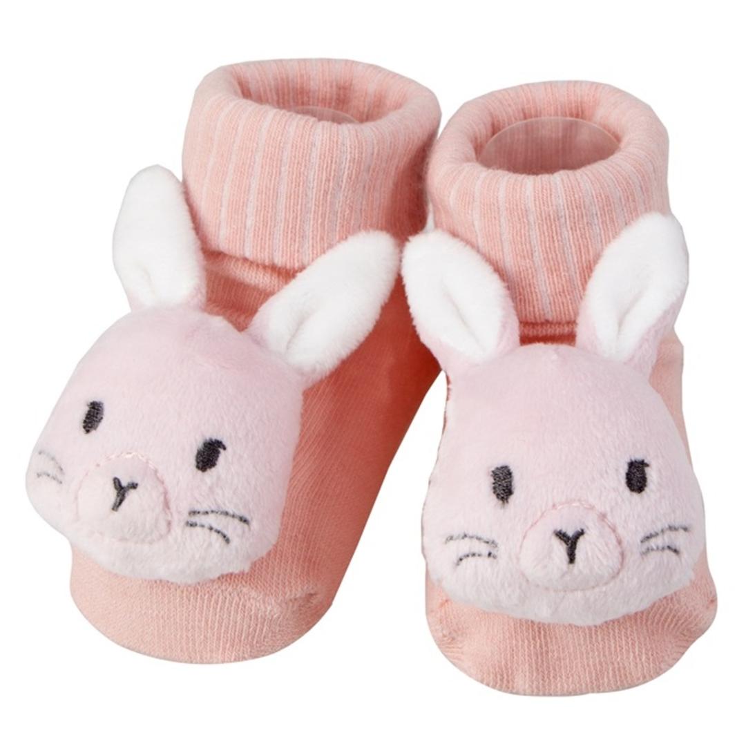 deigo ラトルソックス 通販 日本製 靴下 くつした ソックス ガラガラ 赤ちゃん 新生児 ディーゴ ベビー用品 ベビーグッズ 出産祝い ハーフバースデー お誕生日 オールシーズン ギフト プレゼント 贈り物 楽しい 可愛い かわいい おしゃれ オシャレ グレイスバニー/サンドピンク ・