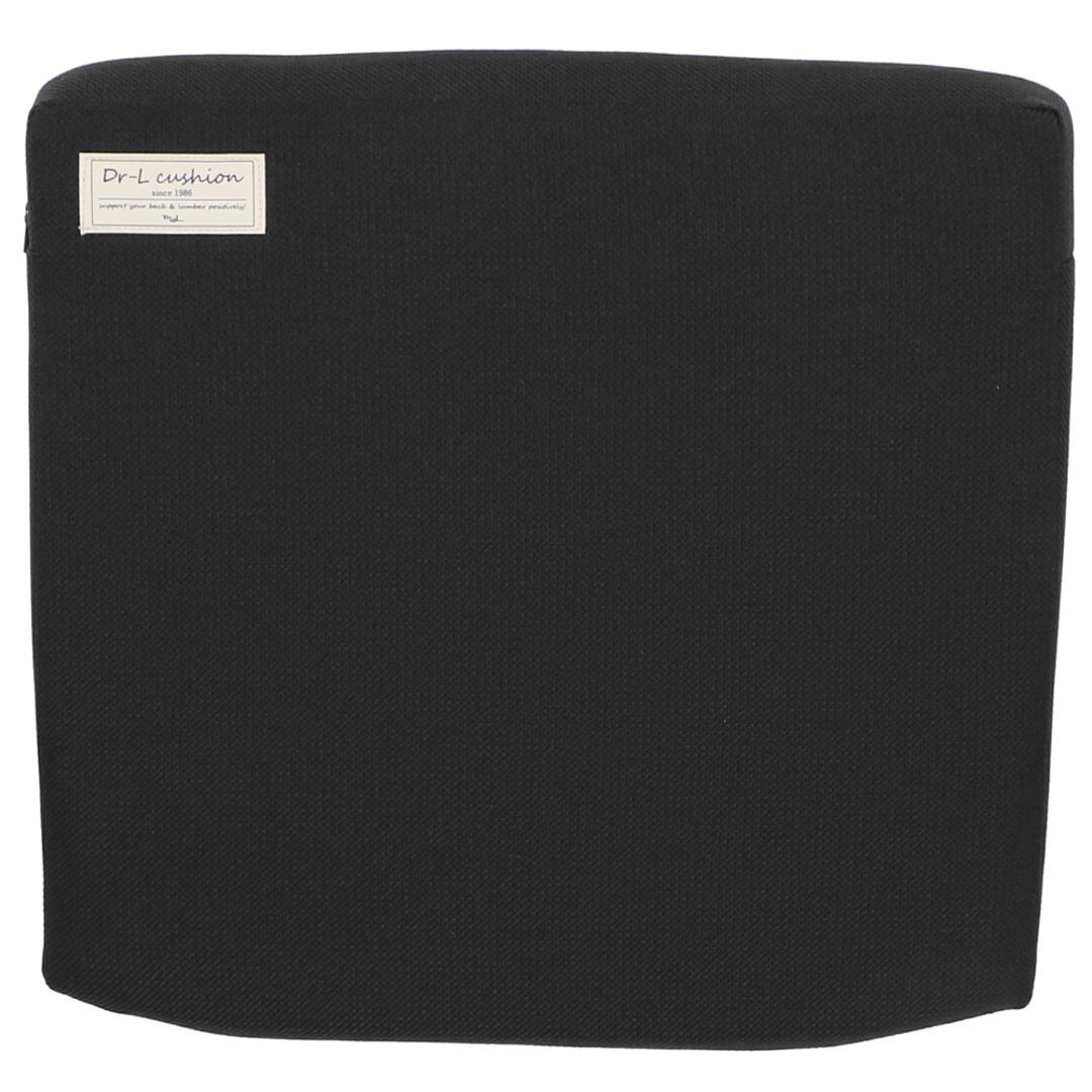 ドクターエルクッション 通販 マルチレスト 傾斜 6° 背もたれ リラックス 腰 姿勢 座布団 クッション チェアパッド オフィス ドライブ ソファ 椅子 車いす デスクワーク 硬め 前傾 6度 ブラック ・