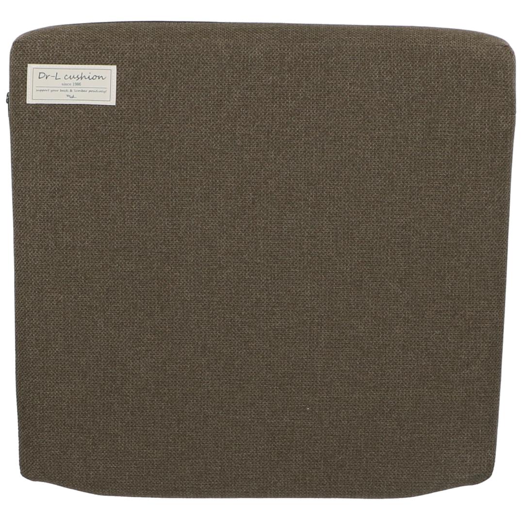 ドクターエルクッション 通販 マルチレスト 傾斜 6° 背もたれ リラックス 腰 姿勢 座布団 クッション チェアパッド オフィス ドライブ ソファ 椅子 車いす デスクワーク 硬め 前傾 6度 ブラウン ・