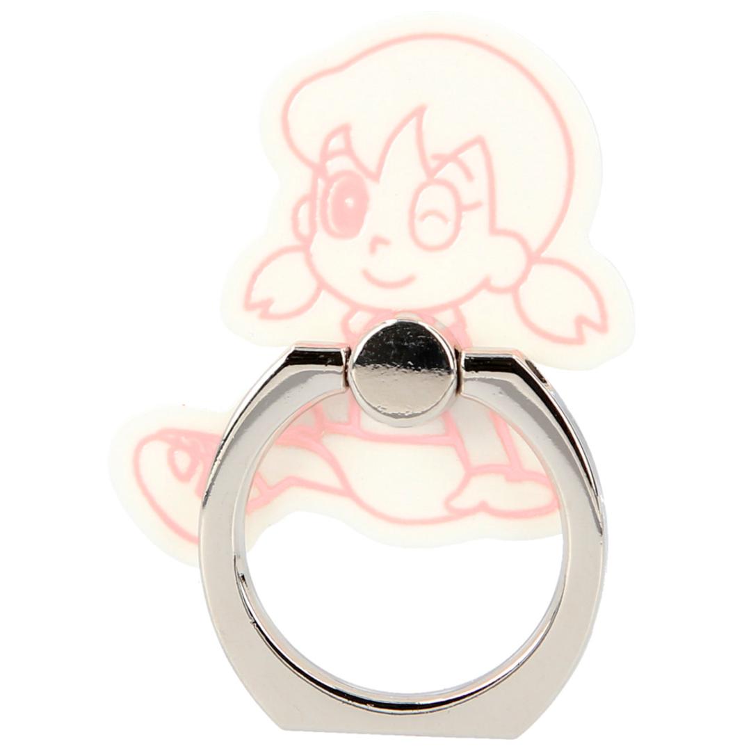 ドラえもん グッズ 通販 スマホ リング リングホルダー キャラクター おしゃれ スマートフォンリング バンカーリング かわいい ホルダー ホールドリング 大人女子 のび太 スネ夫 ドラミちゃん ジャイアン フラワーリング しずかちゃん DRS0015.ライトピンク ・