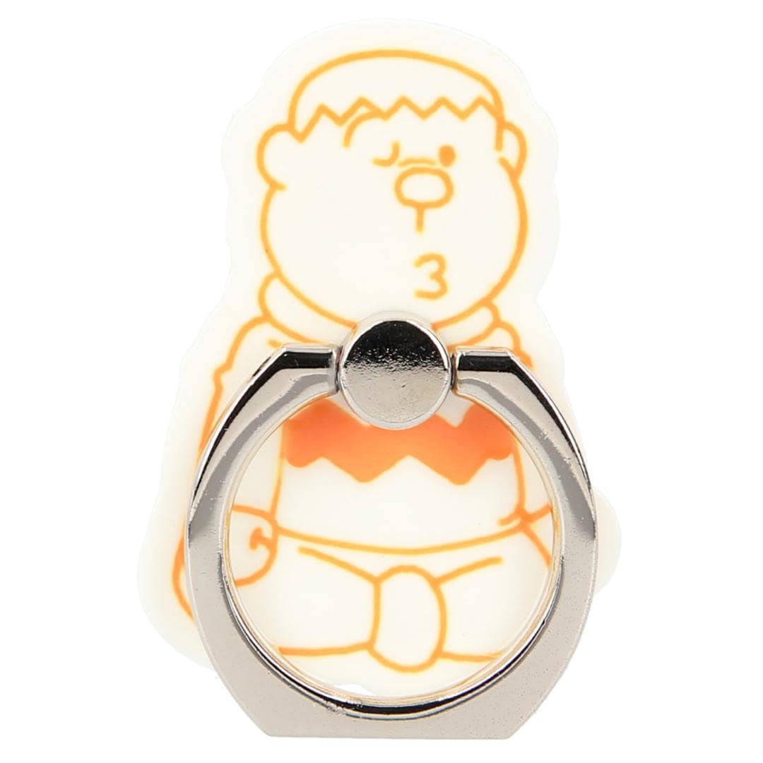 ドラえもん グッズ 通販 スマホ リング リングホルダー キャラクター おしゃれ スマートフォンリング バンカーリング かわいい ホルダー ホールドリング 大人女子 のび太 スネ夫 ドラミちゃん ジャイアン フラワーリング しずかちゃん DRS0015.オレンジ ・