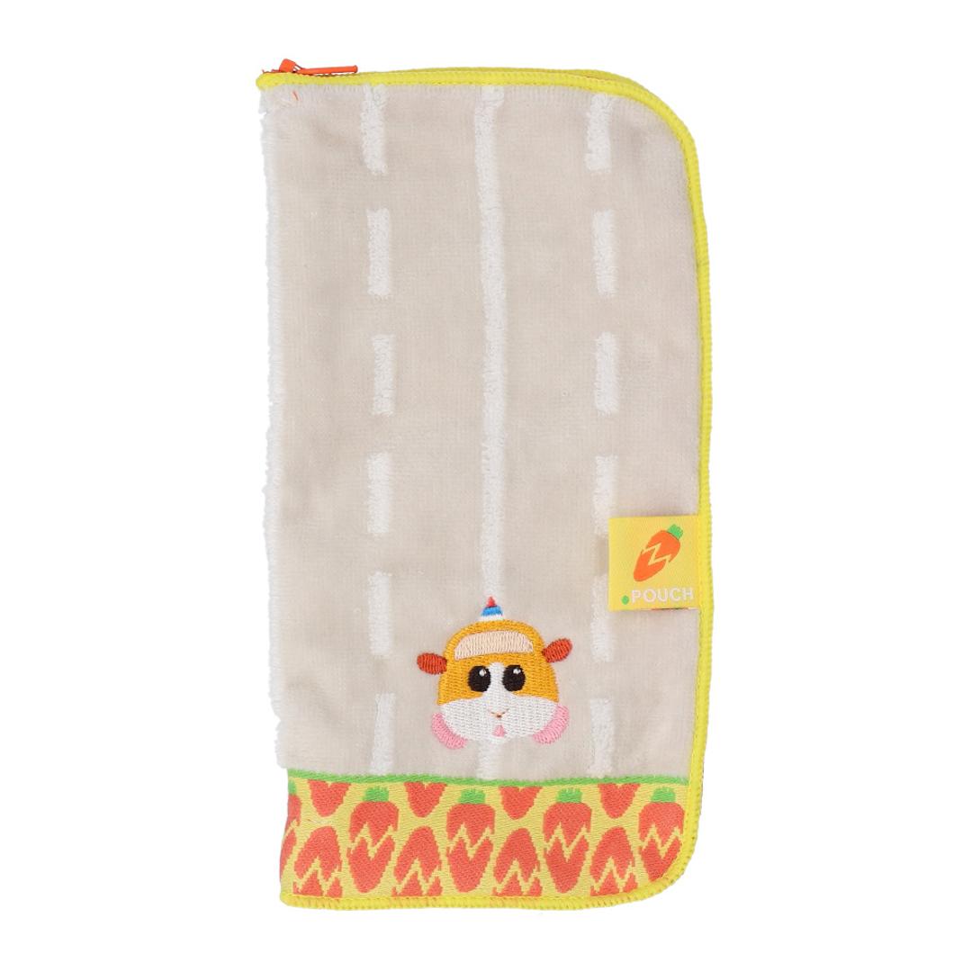 ポーチ 小物入れ 通販 どっとポーチ ベーシック タオルポーチ ミニポーチ タオルハンカチ 大人 かわいい 可愛い 小さい ペットボトルカバー 折りたたみ傘ケース キャラクター グッズ ミッフィー スヌーピー ミニタオル 母の日 プレゼント ギフト プチギフト PUIPUIモルカー/にんじんBC ・