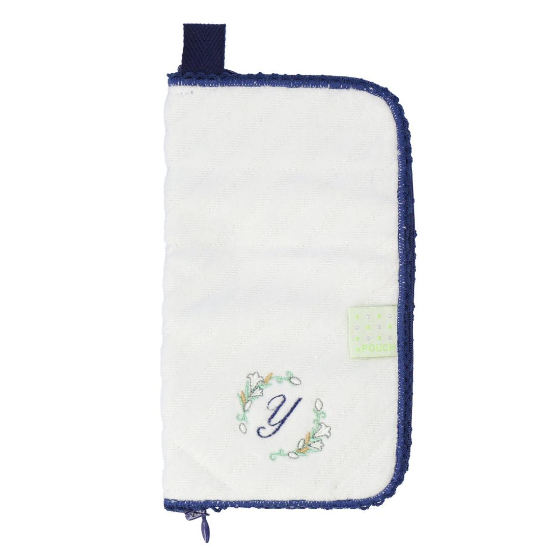 ポーチ 小物入れ 通販 どっとポーチ イニシャル タオルポーチ ミニポーチ タオルハンカチ 大人 かわいい 可愛い 小さい ペットボトルカバー 折りたたみ傘ケース キャラクター グッズ スヌーピー リサとガスパール ミッフィー 母の日 プレゼント ギフト プチギフト イニシャル/Y ・