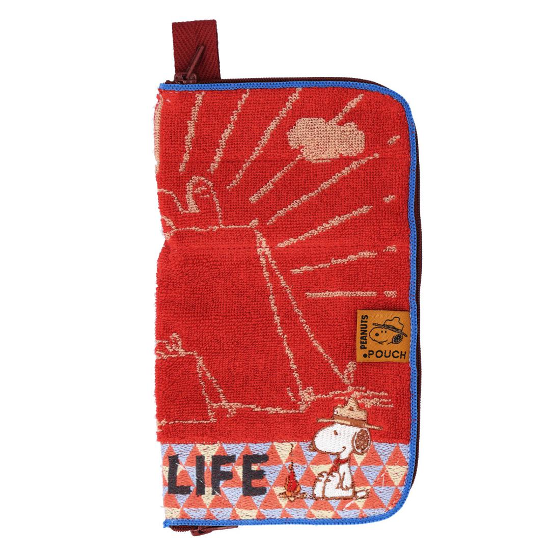 ポーチ 小物入れ 通販 どっとポーチ キープスタンド タオルポーチ ミニポーチ タオルハンカチ 大人 かわいい 可愛い 小さい ペットボトルカバー 折りたたみ傘ケース キャラクター グッズ ミッフィー スヌーピー ムーミン 母の日 プレゼント ギフト プチギフト スヌーピー/キャンプレッドBA ・