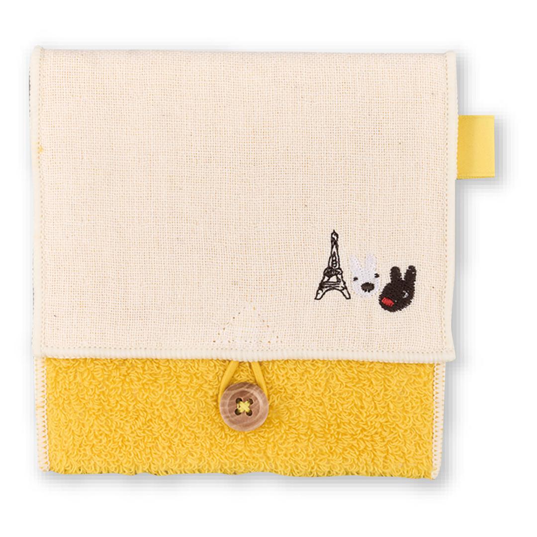 ポーチ 小物入れ 通販 どっとポーチ ショート マルチ ドットポーチ タオルポーチ ミニポーチ タオルハンカチ 大人 かわいい 可愛い 小さい ミッフィー スヌーピー くまのがっこう リサとガスパール 母の日 ギフト リサとガスパールイエローBC ・