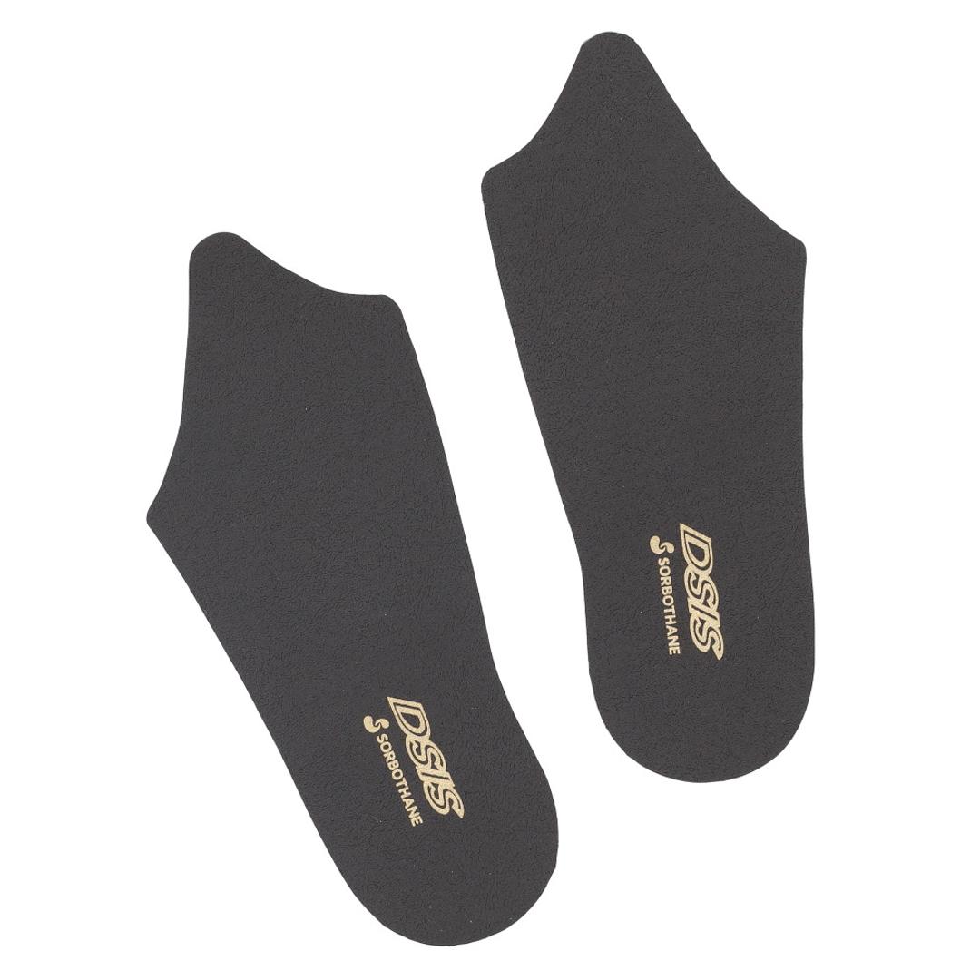 dsis ソルボ インソール ハーフ レディース 通販 ハーフインソール ハーフタイプ 靴 くつ シューズ 衝撃吸収 衝撃吸収素材 薄い 軽量 軽い 通気性 高級感 靴を選ばない 女性用 女性 快適 ローヒール フラット ローファー ブーツ スニーカー ブラック 2S