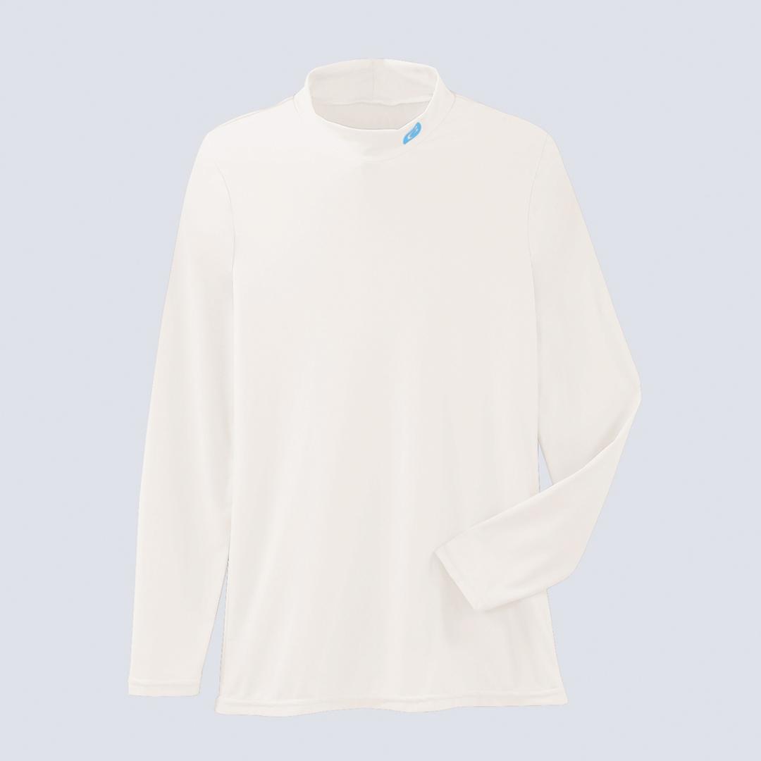 接触冷感 インナー レディース 長袖 uv 通販 冷感インナー アンダーシャツ アンダーウェア アンダーウエア インナーシャツ Tシャツ UVカット 吸水 速乾 涼しい 冷感 シンプル 無地 おしゃれ 運動 スポーツ テニス ゴルフ ランニング 女性用 ホワイト Mサイズ