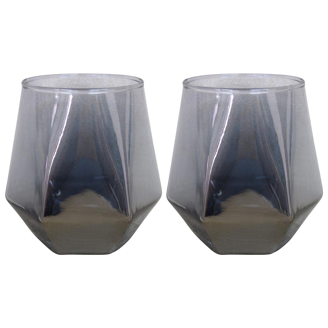 ガラス タンブラーセット 通販 ガラスタンブラー 2個セット グラス セット コップ タンブラーグラス ペア 来客用 おしゃれ ヘキサゴン ギフト プレゼント 新生活 引っ越し 結婚祝い theater EF-THE003 洋食器 キッチン用品 台所用品 スモークグレー ・