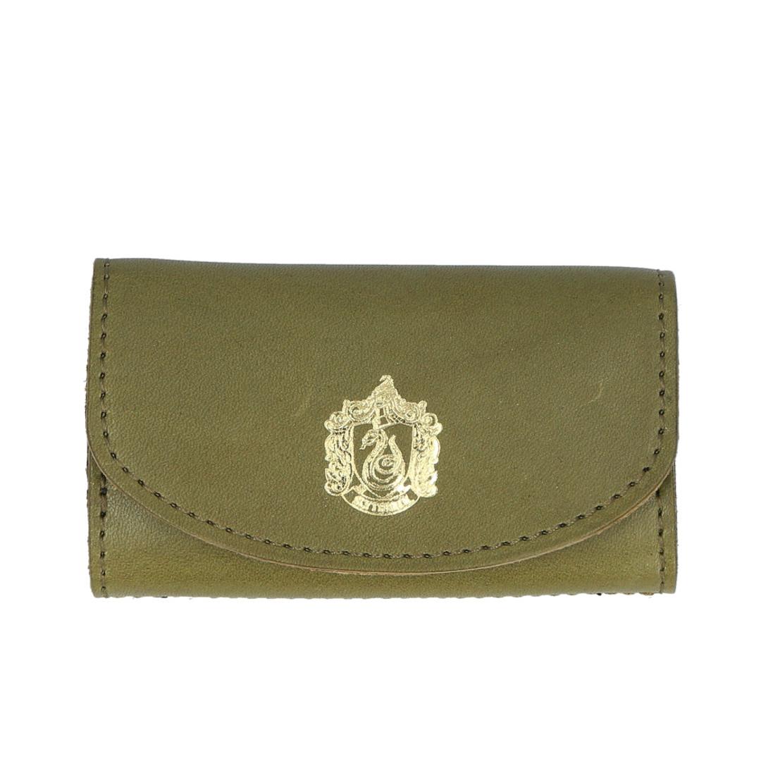 ハリーポッター グッズ キーケース F238220 通販 日本製 栃木レザー キーホルダー コインケース キーコインケース 小銭入れ 一体型 本革 カード入れ付き レディース おしゃれ かわいい 革 HarryPotter Flapper フラッパー ダークグリーン(スリザリン) ・