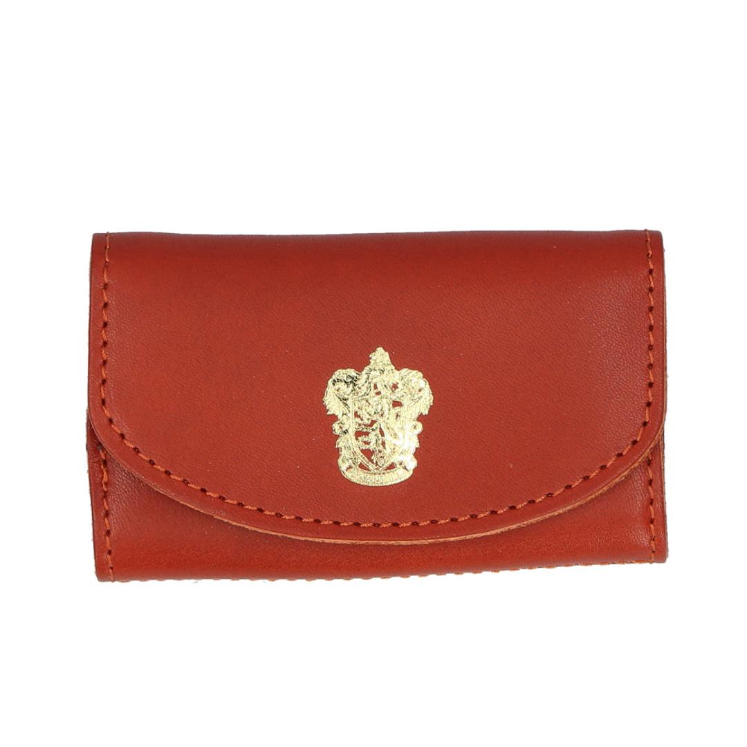 ハリーポッター グッズ キーケース F238220 通販 日本製 栃木レザー キーホルダー コインケース キーコインケース 小銭入れ 一体型 本革 カード入れ付き レディース おしゃれ かわいい 革 HarryPotter Flapper フラッパー ワインレッド(グリフィンドール) ・