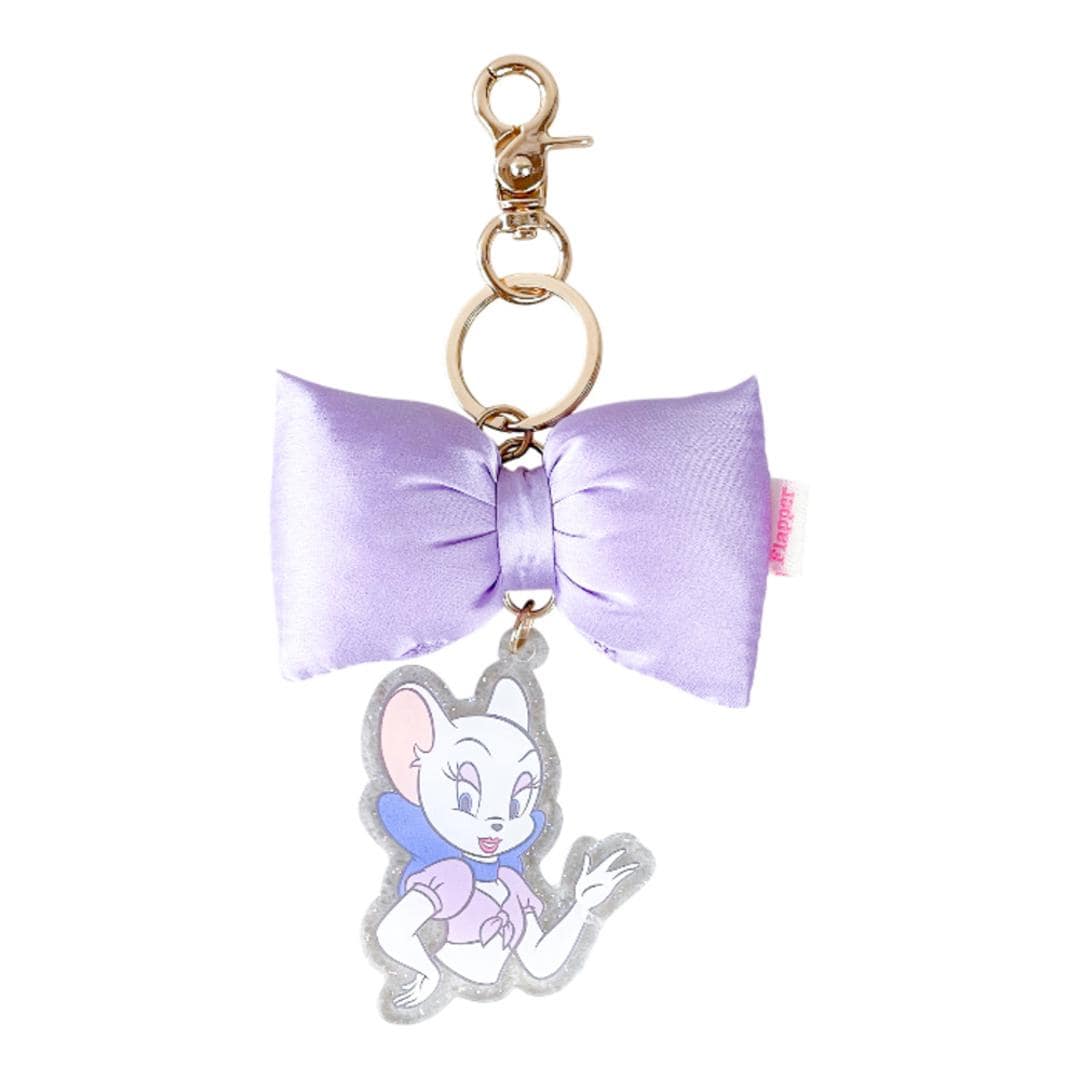 トムとジェリー キーホルダー F258134 通販 Tom and Jerry Tom & Jerry バッグチャーム キーチャーム キーリング キラキラ リボン トムジェリ かわいい アクキー おしゃれ レディース 女の子 プチギフト 贈り物 トゥードルス ・