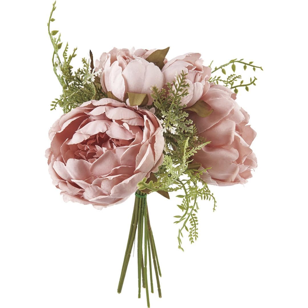 ブーケ 造花 通販 インテリア 花束 花 ピオニー アーティフィシャルフラワー アーティフィシャルグリーン アートフラワー フェイクフラワー フェイクグリーン おしゃれ シンプル 人工観葉植物 花材 FB-2595 ブライズピオニーミックスブーケ ポピー YDM モーブ ・