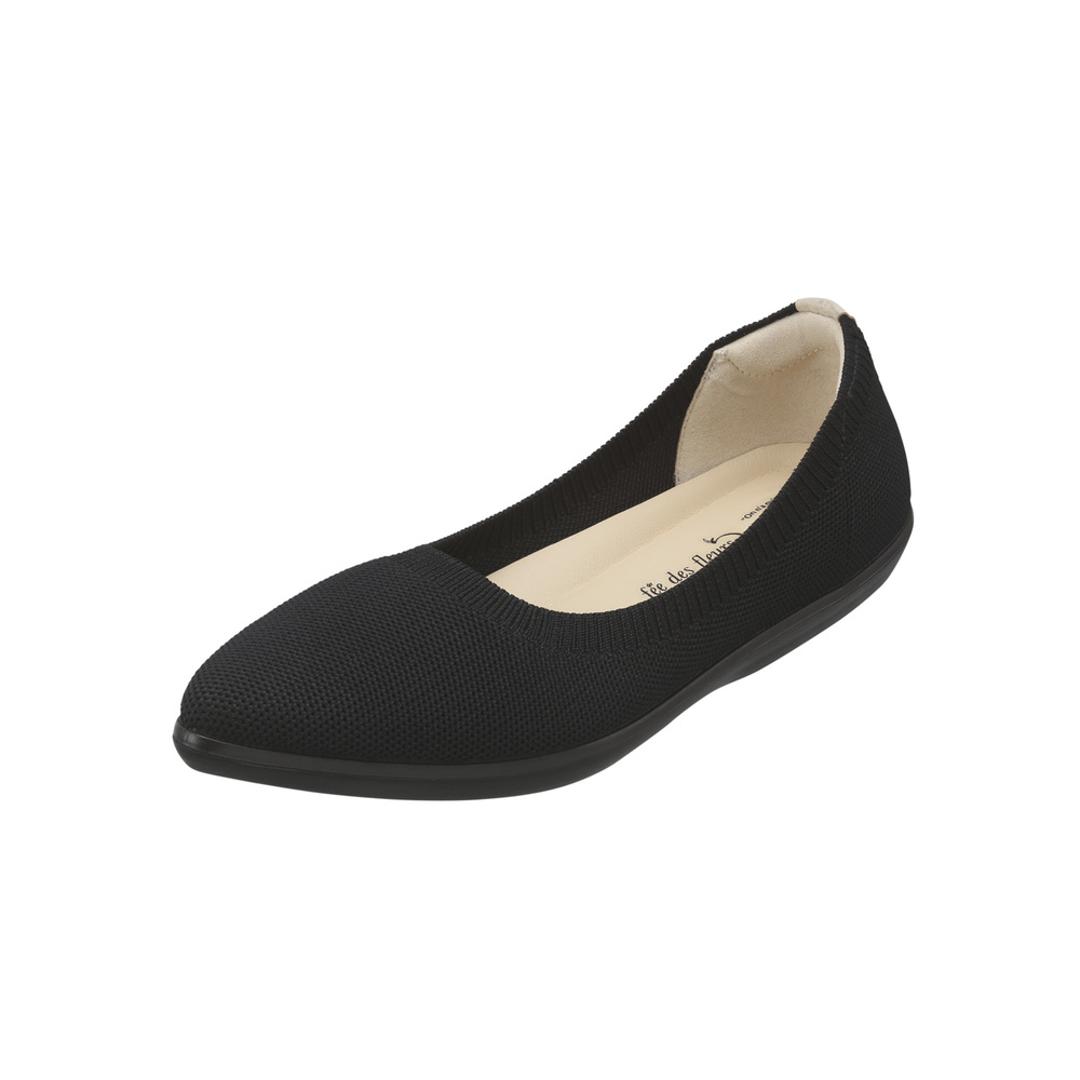 パンジー パンプス レディース 通販 ニットパンプス シューズ 靴 くつ ニット素材 女性 婦人 軽量 軽い オフィスシューズ 履きやすい 歩きやすい おしゃれ 通勤 オフィス ビジネス 婦人靴 快適 おでかけ お出かけ 母の日 贈り物 ギフト ブラック 23.5cm