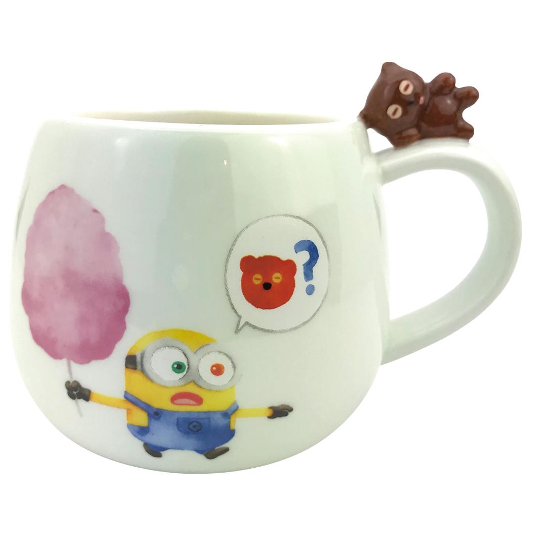 マグカップ キャラクター 可愛い 通販 マグ まぐ カップ フィギュア付きマグ コップ おもしろグッズ 食器 おしゃれ サンアート おもしろ食器 のっかりフィギュア付き グッズ かわいい コーヒーカップ ティーカップ 大人可愛い オシャレ キッチン 雑貨 ミニオンTIM ・