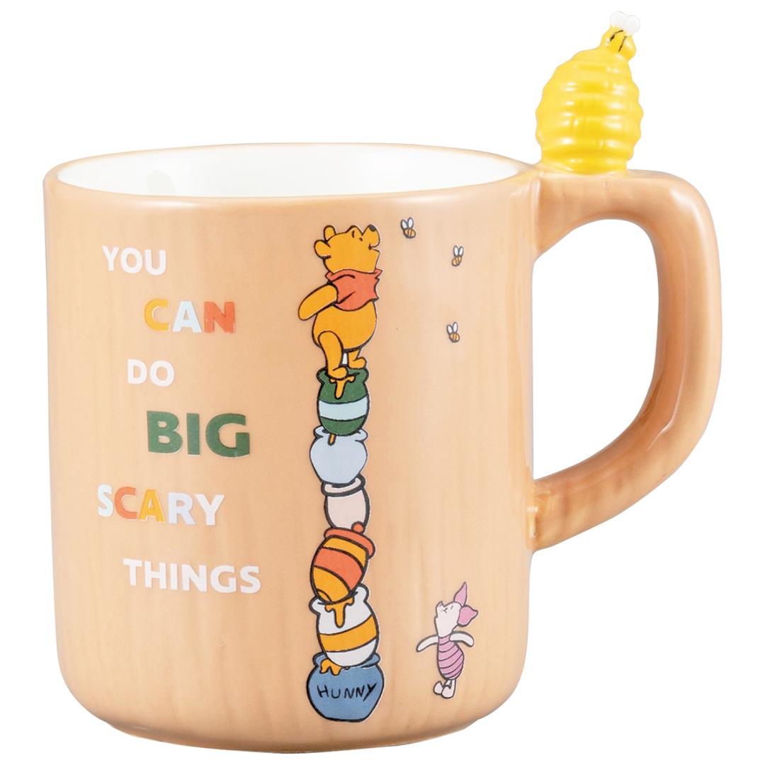 マグカップ キャラクター 可愛い 通販 マグ まぐ カップ フィギュア付きマグ コップ おもしろグッズ 食器 おしゃれ サンアート おもしろ食器 のっかりフィギュア付き かわいい グッズ コーヒーカップ ティーカップ 大人可愛い オシャレ キッチン 雑貨 くまのプーさん/はちの巣 ・