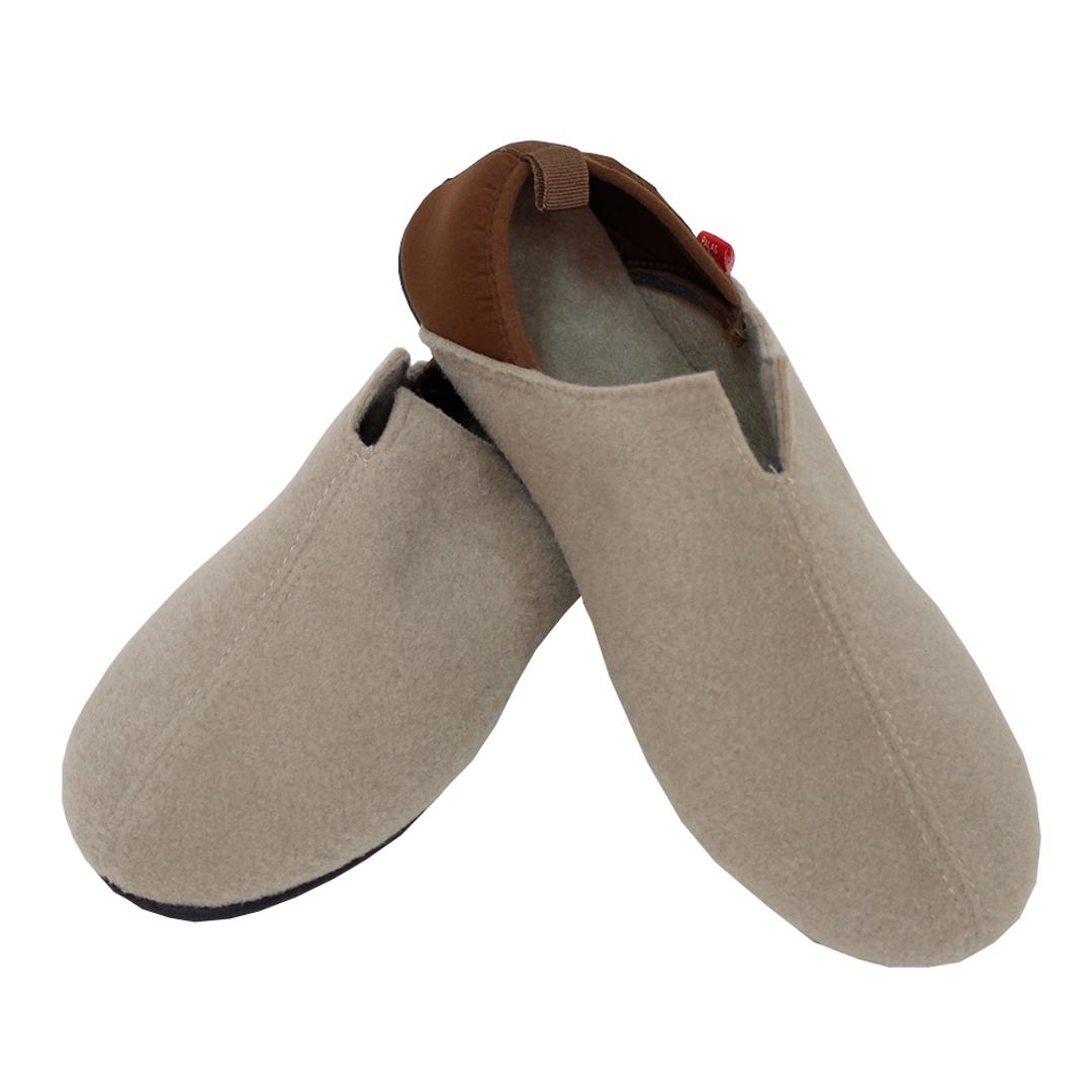 スリッパ 防災 通販 ルームシューズ 室内履き バブーシュ ガラス 釘 くぎ クギ 通さない 踏み抜き防止インソール入りスリッパ 緊急時 災害時 手洗い 洗える 屋外 避難 キッズ レディース メンズ 子供 子ども 大人 頑丈 秋冬 フェルト おしゃれ オシャレ ベージュ Sサイズ