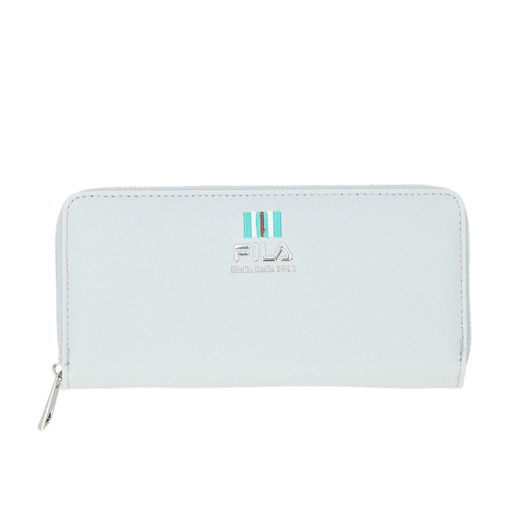 FILA フィラ 財布 通販 長財布 さいふ サイフ お財布 レディース メンズ 女の子 女性 男の子 男性 通学 通勤 ラウンドファスナー ブランド 合皮 おしゃれ シンプル かわいい 高校生 中学生 女子 男子 きれいめ 大人可愛い レディース財布 スタッドロゴSA ・