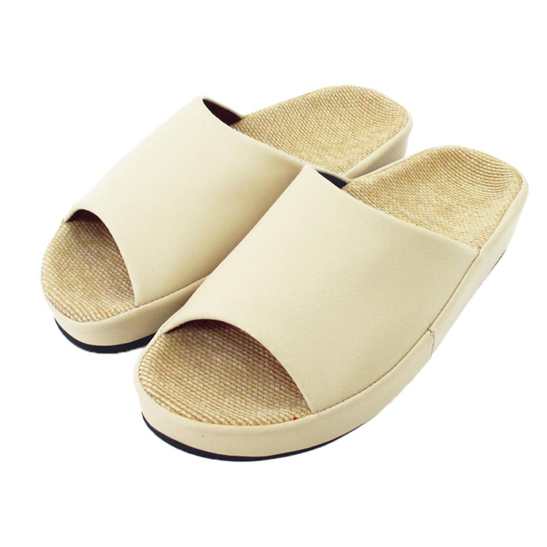 スリッパ 室内 おしゃれ 通販 日本製 フット快カラー 28cm 前あきスリッパ 前開きスリッパ ルームスリッパ ルームサンダル ルームシューズ 来客用 室内履き サンダル 社内履き オフィスサンダル おしゃれスリッパ メンズ 大きいサイズ 大きめ オクムラ クリームベージュ 適応サイズ27~27.5cm