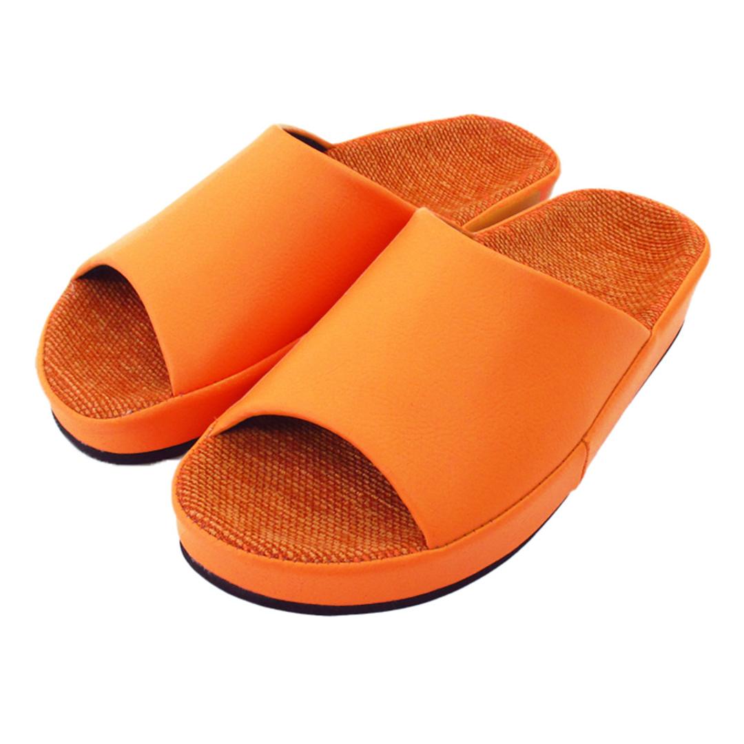 スリッパ 室内 おしゃれ 通販 日本製 フット快カラー 28cm 前あきスリッパ 前開きスリッパ ルームスリッパ ルームサンダル ルームシューズ 来客用 室内履き サンダル 社内履き オフィスサンダル おしゃれスリッパ メンズ 大きいサイズ 大きめ オクムラ フレッシュトマト 適応サイズ27~27.5cm