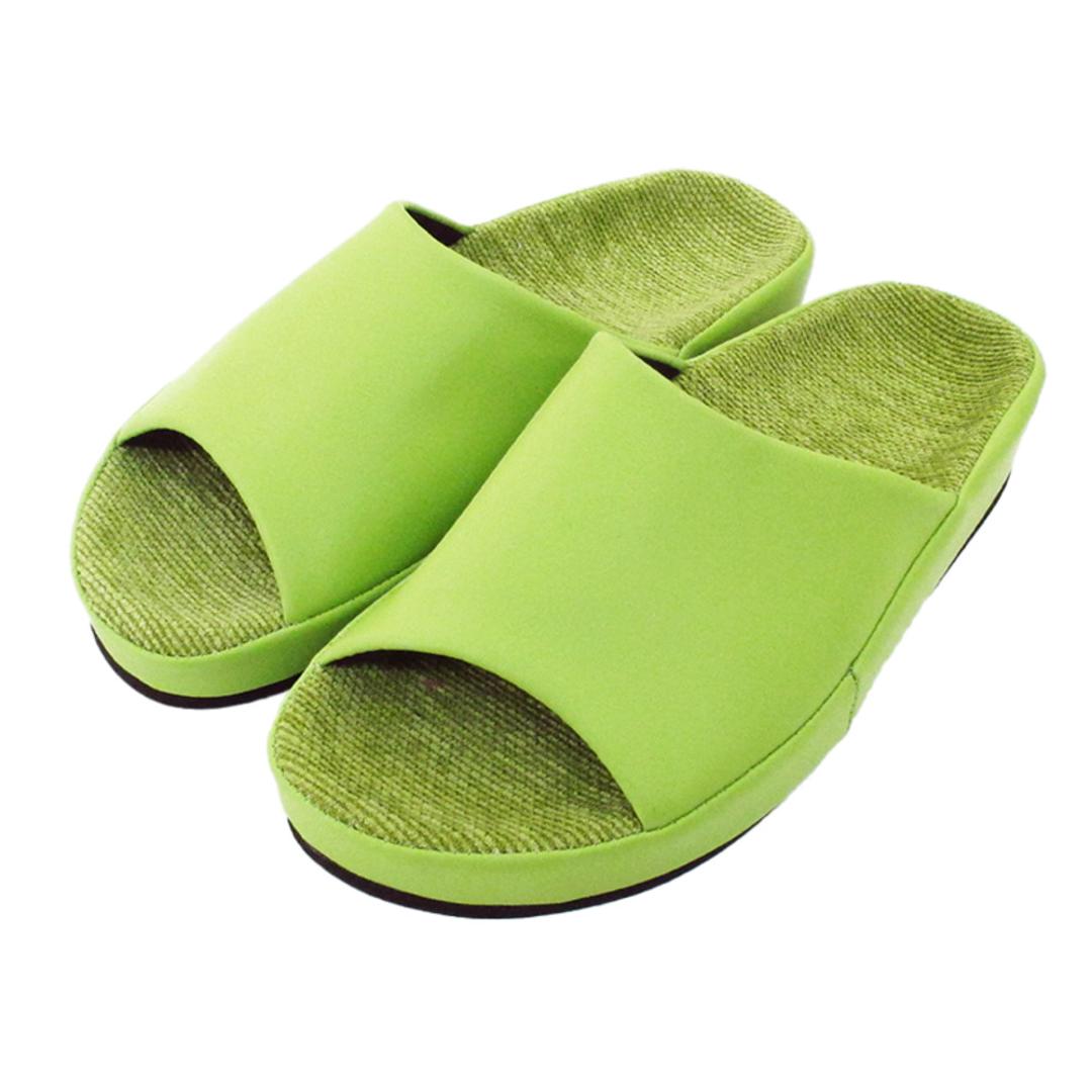 スリッパ 室内 おしゃれ 通販 日本製 フット快カラー 28cm 前あきスリッパ 前開きスリッパ ルームスリッパ ルームサンダル ルームシューズ 来客用 室内履き サンダル 社内履き オフィスサンダル おしゃれスリッパ メンズ 大きいサイズ 大きめ オクムラ ペパーミント 適応サイズ27~27.5cm