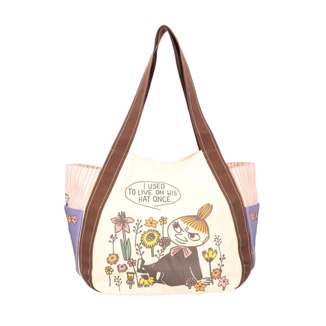 トートバッグ 大きめ キャラクター 通販 ビッグトートバッグ トートバック トート 手提げ 肩掛け 肩掛けバッグ 肩掛けバック 持ちやすい 軽量 軽い ポケット マチ 大容量 たっぷり入る かわいい 可愛い 巾広め ハンドル 上品 大人 リトルミイ ・