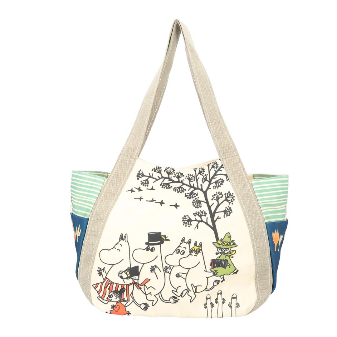 トートバッグ 大きめ キャラクター 通販 ビッグトートバッグ トートバック トート 手提げ 肩掛け 肩掛けバッグ 肩掛けバック 持ちやすい 軽量 軽い ポケット マチ 大容量 たっぷり入る かわいい 可愛い 巾広め ハンドル 上品 大人 ムーミン ・