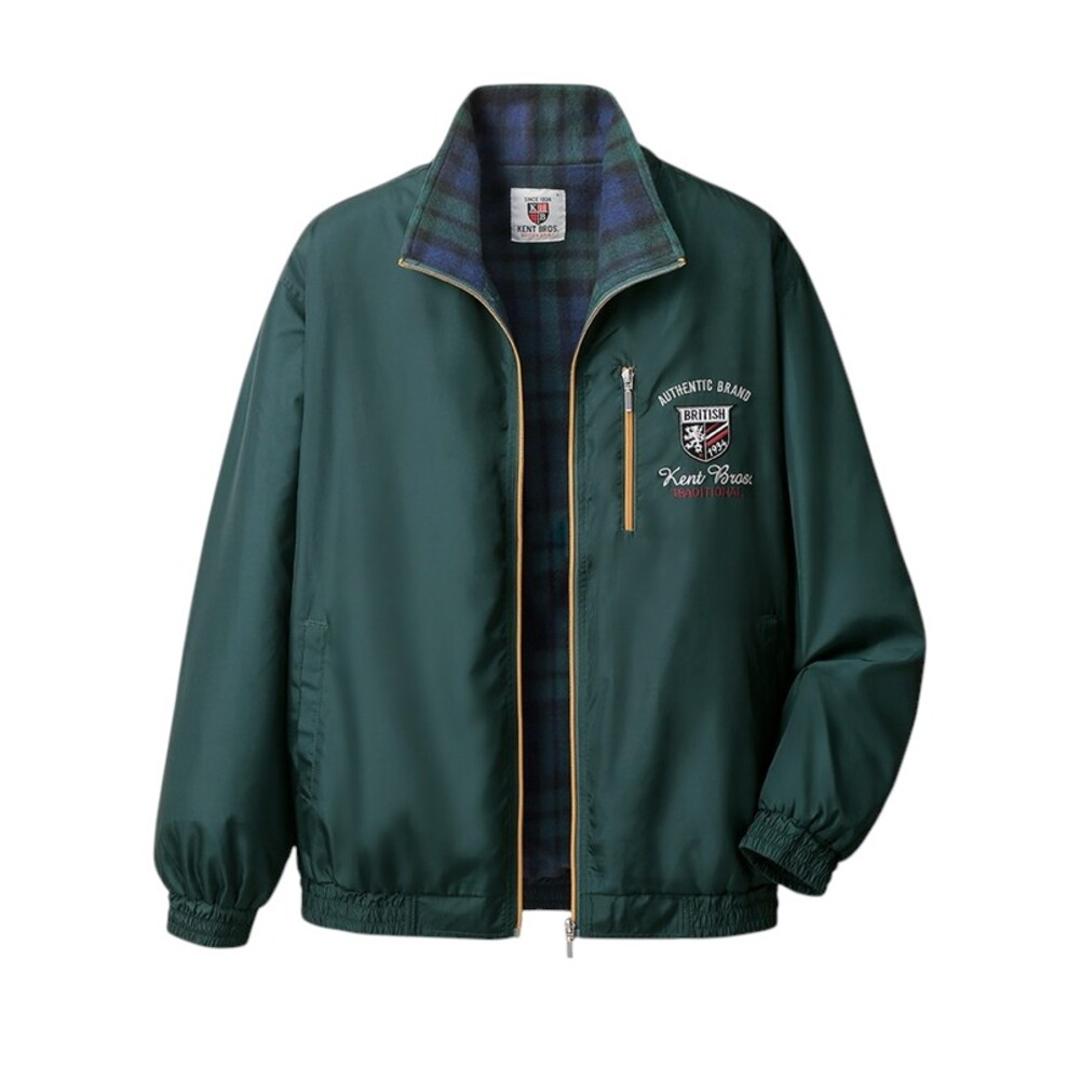 フリースブルゾン ブルゾン メンズ 957714 通販 フリースジャケット メンズブルゾン メンズジャケット 上着 フリース 羽織り 羽織 ポケット 内ポケット 暖か あたたかい 裏フリース 撥水 おしゃれ 軽い着心地 スポーティ 秋 冬 オシャレ アウター グリーン Sサイズ