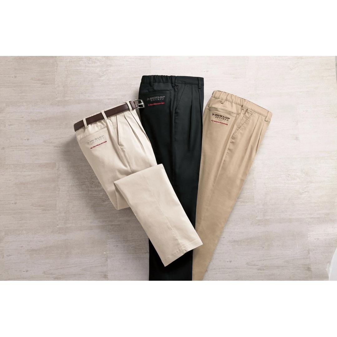 チノパン メンズ 通販 メンズパンツ パンツ ボトムス 大人 男性 カジュアルパンツ ズボン ずぼん ゴルフパンツ 長ズボン 通勤 オフィス おしゃれ メンズファッション シンプル カジュアル 無地 スポーツ ゴルフ ダンロップ・リファインド プレゼント ギフト 股下60cm Mサイズ