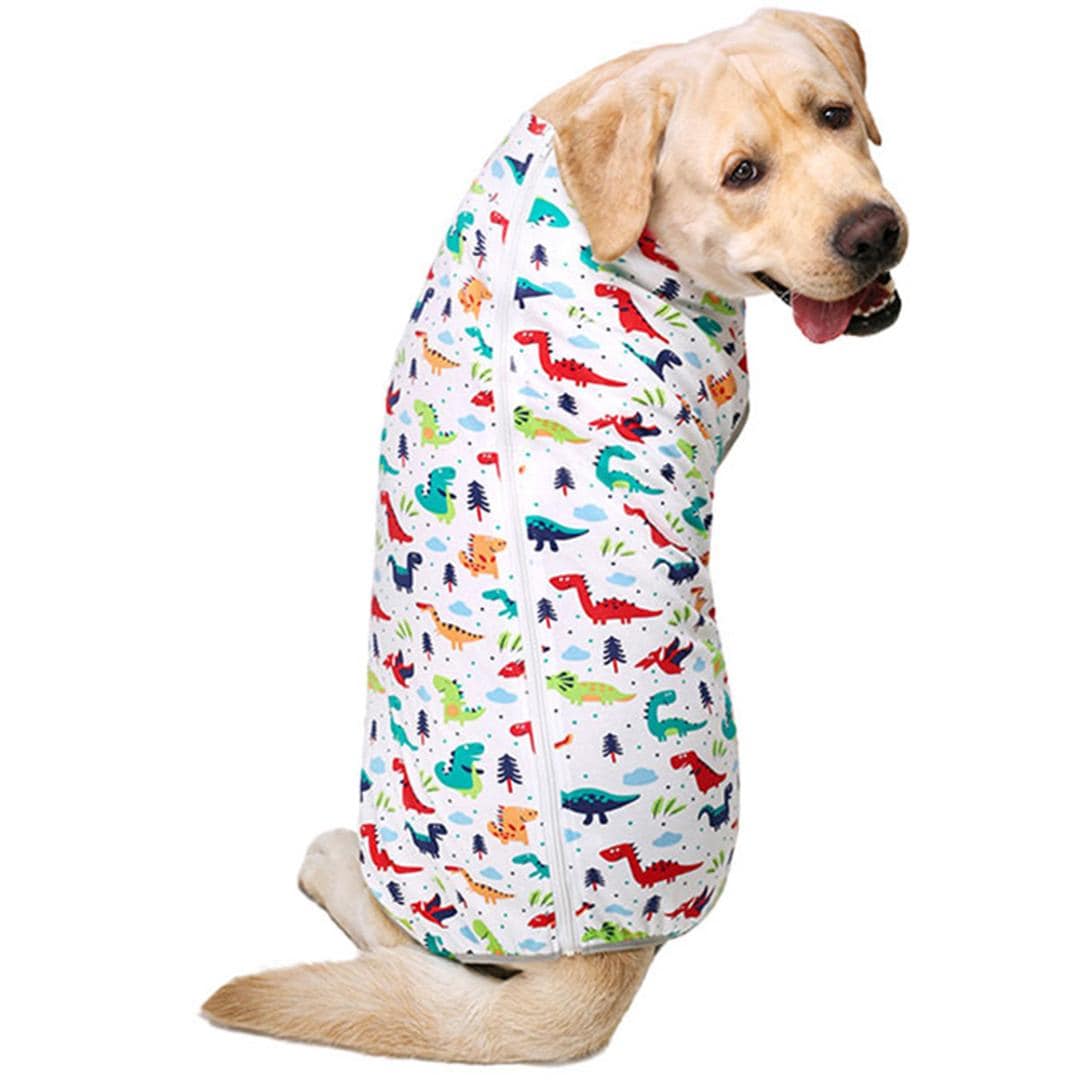 術後服 犬 通販 大型犬 術後ウェア 前後足 イヌ術後服 袖なし 傷口保護 傷舐め防止 避妊 去勢 けが ドッグウェア 術後着 通気性 術後カバー服 介護服 男女用 犬の服 かわいい 可愛い おしゃれ オシャレ シンプル パジャマ ペット用品 ダイナソー 【即日発送】26