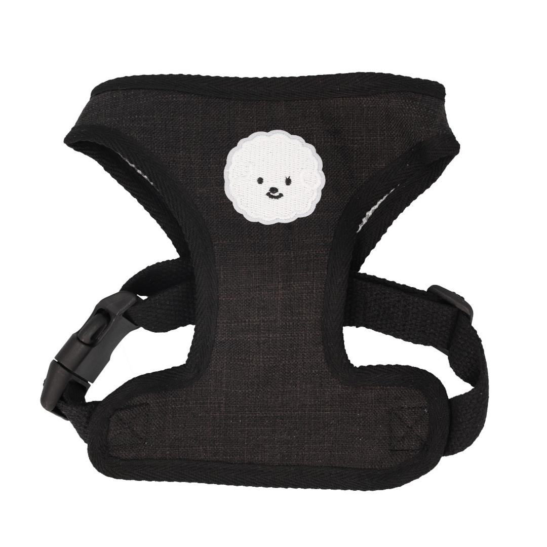 小型 犬 ハーネス リード セット 通販 ハーネスリード ハーネスリードセット ハーネス&リード 胴輪 首輪 リードセット かわいい おしゃれ 抜けない 犬用 簡単装着 ペット 小型犬 いぬ イヌ お散歩 散歩 お出かけ おでかけ ペット用 可愛い ブラック XS