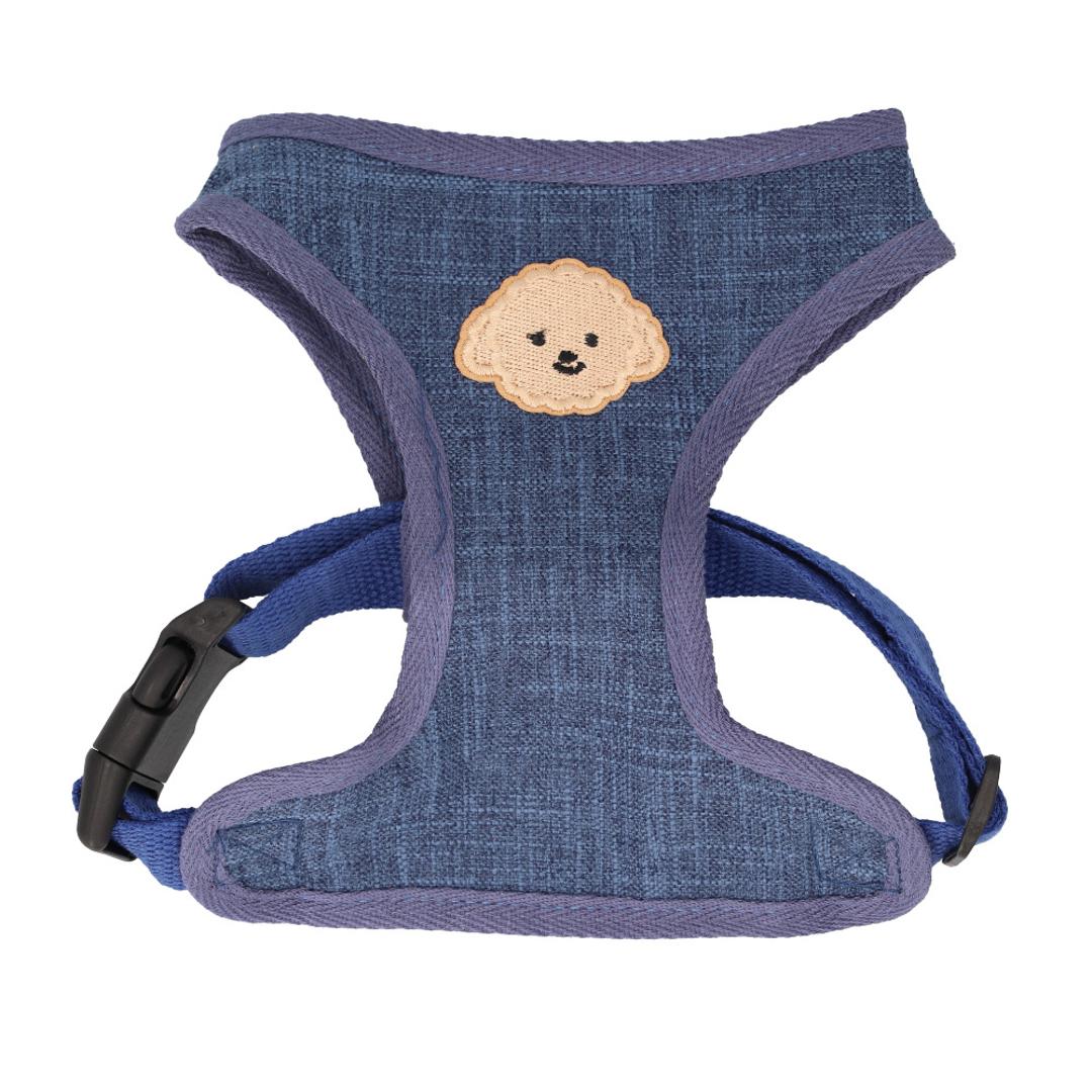 小型 犬 ハーネス リード セット 通販 ハーネスリード ハーネスリードセット ハーネス&リード 胴輪 首輪 リードセット かわいい おしゃれ 抜けない 犬用 簡単装着 ペット 小型犬 いぬ イヌ お散歩 散歩 お出かけ おでかけ ペット用 可愛い ブルー XS