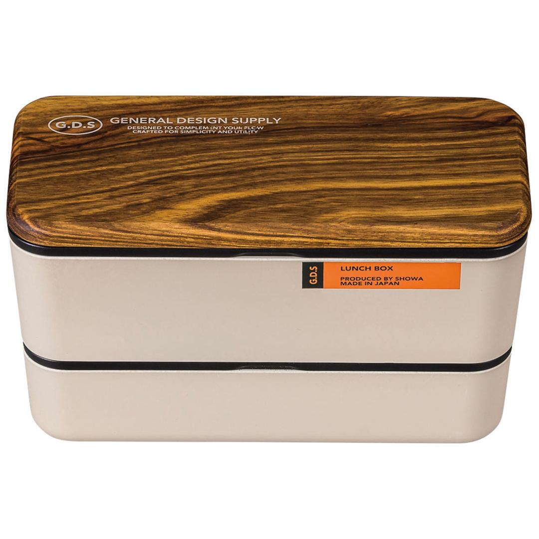 弁当箱 2段 730ml 木製蓋 通販 正和 ランチボックス 二段 お弁当箱 2段弁当箱 二段弁当箱 レディース 大人 女子 メンズ 男子 フタ以外 食洗機対応 蓋を外して 電子レンジ対応 中学生 高校生 男の子 女の子 シンプル お弁当 ランチ 食器 アイボリー ・